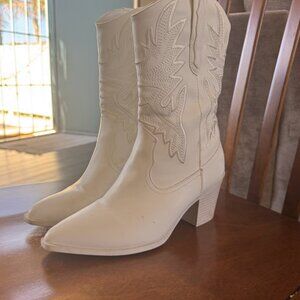 White Cowboy Boots